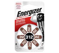 8 Piles Auditives 312 / PR41 Energizer EZ Turn & Lock