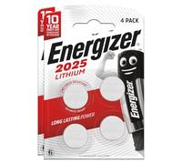 8 Piles Energizer 2025 Lithium CR2025 Pile Bouton 3V à Longue Durée | pour Moniteur de Fréquence Cardiaque, Télécommandes, Systèmes d'Ouverture de Portes, Calculatrices et Jouets
