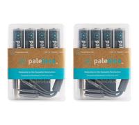 8 Piles Rechargeables USB-C AA / HR6 1700mAh PaleBlue Lithium Ion 1.5V