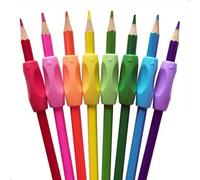 8 poignées de crayon en silicone : support ergonomique et réglable pour corriger la posture d'écriture 8pcs random