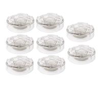8 rehausseurs lit meuble transparents - Pieds meubles ajouter hauteur rond