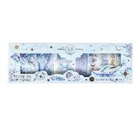 8 Rouleaux ruban papier décoratif pour cadeaux , fleurs , scrapbooking ( Thème Bleu )[Novago] Bleu G