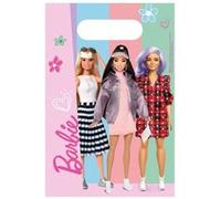 8 sacs cadeaux barbie sweet life 23.6x15.8cm rose - générique 9915478 Rose G