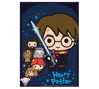 8 SACS CADEAUX PLASTIQUE HARRY POTTER 16.5X23CM Multicolore