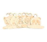 8 Séparateurs De Penderie En Bois Pour Bébé - Organisateur De Garde-Robe Pour Chambre D'enfant Pour Une Catégorisation Facile Des Vêtements (0-2 Ans)