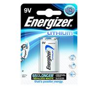 8 St. Lithium Energizer Ultimate Batterie 9 V 6LR61 Idéal pour détecteur de fumée
