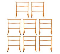 8 Supports Tréteaux de Maçon en Acier Table Établi de Travail Hauteur Réglable