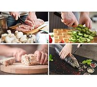 8-teiliges Professionnel Couteaux Bloc de Couteau Très Haute Qualité Selbstschärfen Couteaux Couteau de Cuisine Set Inox en Argent