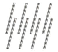 8 tiges et goujons entièrement filetés, barres filetées M8 x 100 mm | Tiges filetées en acier inoxydable pour boulons et rondelles d'écrous