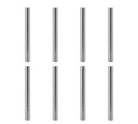 8 tiges et goujons entièrement filetés, barres filetées M8 x 80 mm | Tiges filetées en acier inoxydable pour boulons et rondelles d'écrous