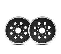 8 Trous Plateau de Ponçage: YIDM 2 Pièces Patin de Ponçage Auto-Agrippant, 125 mm Plateau de Ponçage Compatible, 8 Trous Plateau de Ponçage pour Bosch PEX 220 A GEX 125-1 AE Skil 7402/7490 PEX 220 AE