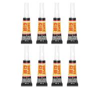 8 Tubes de 3g Colle Forte,Super Glue Extra Forte Colle Tout Support | Séchage Immédiat Super Glue Universelle Tous Supports pour Plastique Métal Caoutchouc Cuir Verre Bois réparations