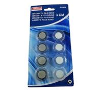 8 X Aimant Magnet Disque Rond 3 cm Fort Puissant Frigo Tableau Whiteboard