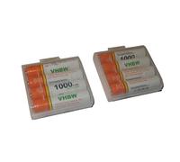 8 x Batteries vhbw AAA, Micro, R3, HR03 1000mAh pour Siemens Gigaset AS180, AS185, C430, C430A, Speedphone 100, 500, AVM Fritz!Fon C3
