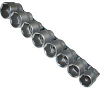 8 x douilles Noix avec tailles INCH DE POUCE 1/2" entraînement 13/16"-1.1/4