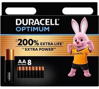 8 x Duracell AA Optimum (1 blister de 8 batteries) 8 piles (MX1500/STYLO/MIGNON)