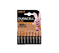 Duracell Plus AAA, LR03 MN2400, 8 Piles
