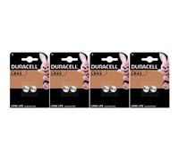 8 x Duracell LR43 186 V12GA (4 ampoules de 2 batteries) 8 piles
