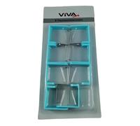 8 X Pinces à Nappe Clip Pince Accroche Table 3,5 cm pour Nappes Bleu Ciel