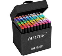 80 Couleurs feutres à alcool feutres alcool twinmarkers avec base et sac de transport feutre alcool Multicolore MARQUEUR