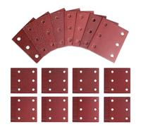 80 Disques abrasifs auto-agrippants 40, 60, 80, 100, 120, 180, 240, 320 | 115 x 101 mm - Compatible avec Makita BO4555, BO4554, BO4561, DBO484Z, DBO480Z, BO4565K, BO4565J, BO4565