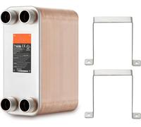 80 Échangeur de chaleur à plaques - raccord MNPT 4x1-1/4 pouce - 127x305 mm - acier inoxydable 316 - Échangeur de chaleur haute performance
