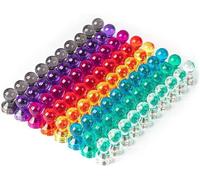 80 mini-aimants, aimants multifonctionnels en plastique, aimants coniques pour tableaux, tableaux blancs, réfrigérateurs et autres