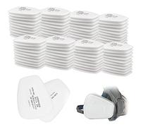 80 pièces 5N11 Rechange pour Particules, Coton Anti Poussière, Cartridge pour 3 M 6000/6200/7502/6800/7501/FF402