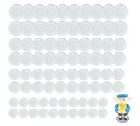 80 PièCes Patin Silicone Anti DéParant,15/20/25/30 mm Coussinets Ronds Tampons de Meubles en Silicone Amortisseur pour PoignéE, Armoires,Ornements