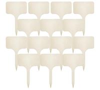 80 pièces Plaque D’Identification des Plantes en Bois Beige, Gravée, | Repérage Clair, Réétiquetage Facile, pour Serrage et Semis, Finition Rustique, Usage Soigné
