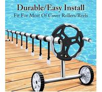 80 sangles Enrouleur De Bche pour Piscine Hors-Sol - A566 - Kit De Fixation De Bobine De Couverture Solaire - Universel BACHE