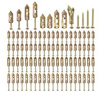 80 Set Chevilles pour Plaques de Plâtre avec Vis Autoforeuse(40+40) | Chevilles Autoperceuses en Métal avec Vis, Cheville Métalliques Fixations pour Plaques de Plâtre Cavités Béton Briques