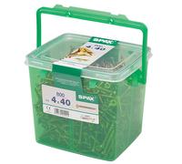 800 vis à bois à tête fraisée plate PZ Spax Yellox 4 x 40mm
