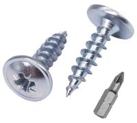 800 vis autotaraudeuses en acier galvanisé, dimensions 5,0 x 16 mm, profil Pozidriv