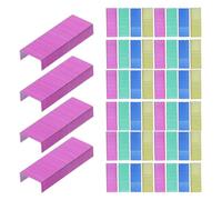 8000 Pièces Standard en Fer Agrafes Colorées 24/6 | Mini Kit de Bureau, Maintien Fluide des Feuilles, Réunions et École, Lot Pratique pour Documents et Couleur Aléatoire