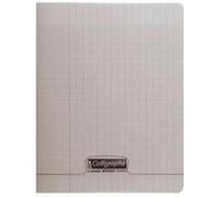 CLAIREFONTAINE Calligraphe Cahier Piqué Polypro Gris 17 x 22 cm 96 Pages