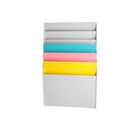 Paperflow Trieur mural A4V1X6.02 6 cases A4 Gris - L23,6×H71,2×P8,3 cm