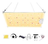 800W Lampe LED Horticole,avec Bouton de Gradation,Spectre Complet Lumière végétale Horticole Lampe Spectre Complet avec Uv
