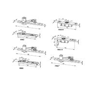 8066 Pivot supérieur pour portes double-action métal compatible BTS
