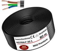 80m de câble souple en caoutchouc Câble de chantier H07RN-F 3G1 Flexible pour appareils