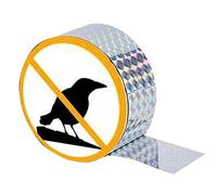 80m x 2.4cm Bande Répulsive Antioiseaux, Bandes réfléchissantes pour Oiseaux, Bande Répulsive, Ruban Réfléchissant Dissuasif, Bande Repulsif, Utilisé pour Effrayer Oiseaux Protéger Votre Jardin
