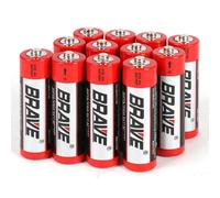 80X 12-Paquet Piles Brave AA R6P UM-3 1,5V Grande Boîte Stock 960 Pièces