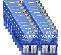 80x Varta Ultra Lithium AA Piles Mignon 20x Blister de 4 6106