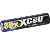 80x XTREME Batterie Lithium AAA Micro FR03 L92 XCell 20x 4er Blister