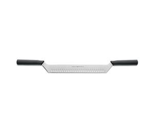 81056302K Grand couteau à fromage épais (double poignée), Noir