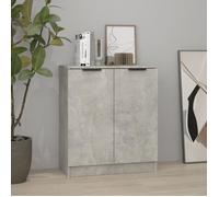 vidaXL Buffet 811065 – Bois d'ingénierie, Gris béton, 60x30x70 cm
