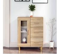 812207 vidaXL Buffet Chêne sonoma 69,5x34x90 cm Bois d'ingénierie