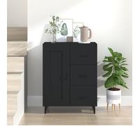 vidaXL Buffet 812232 Noir 69,5 x 34 x 90 cm Bois d'ingénierie