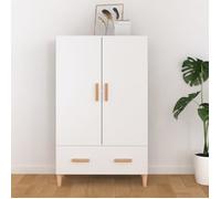 vidaXL Buffet 812528 Blanc 70 x 31 x 115 cm Bois d'ingénierie