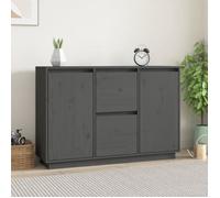 VIDAXL Buffet gris 111x34x75 cm
